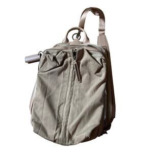 Caraa Studio 2 Backpack Tan Silver Hardware